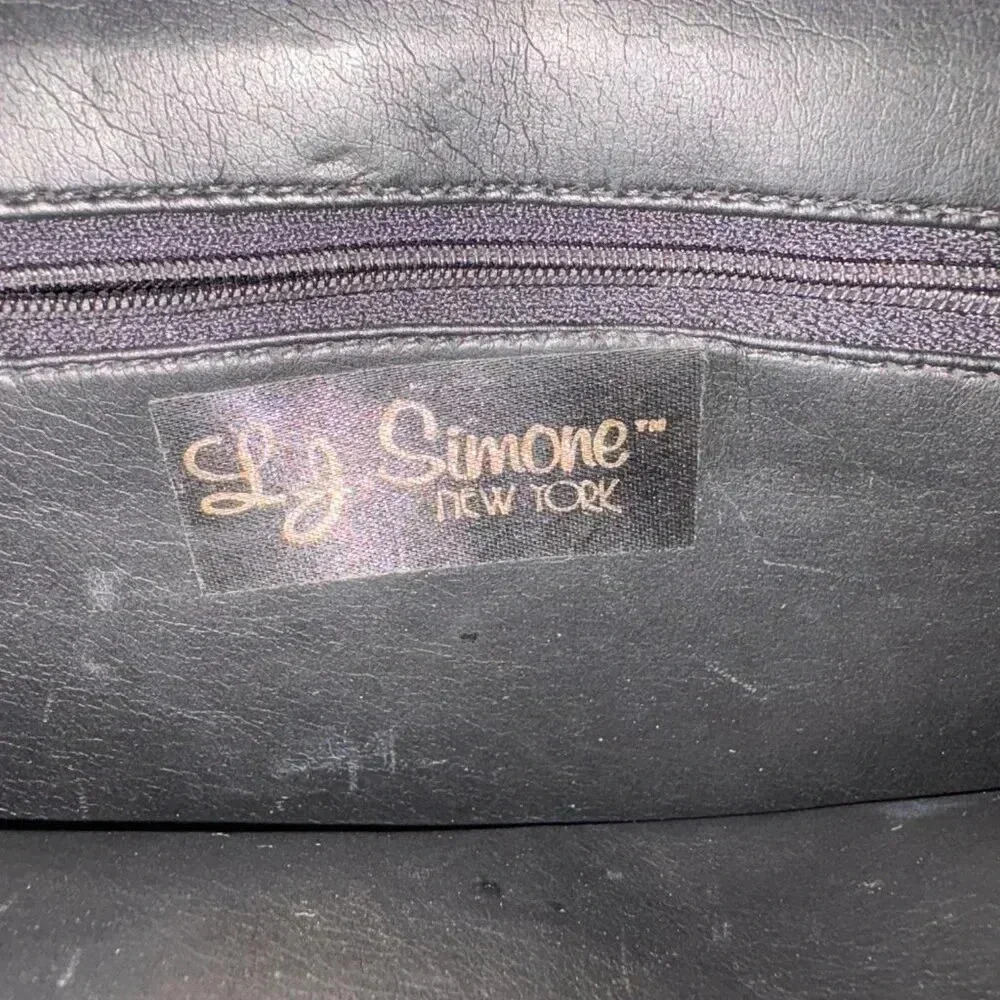LJ Simone New York Leather Pocketbook - Picture 7 of 8